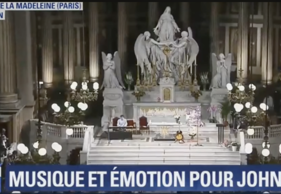 Grégoire Linais au concert hommage à Johnny Hallyday