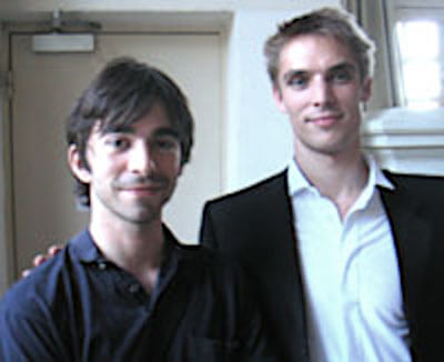 Grégoire Linais avec Cédric Tiberghien